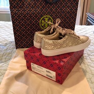 Tory Burch Rose Gold Sneaker